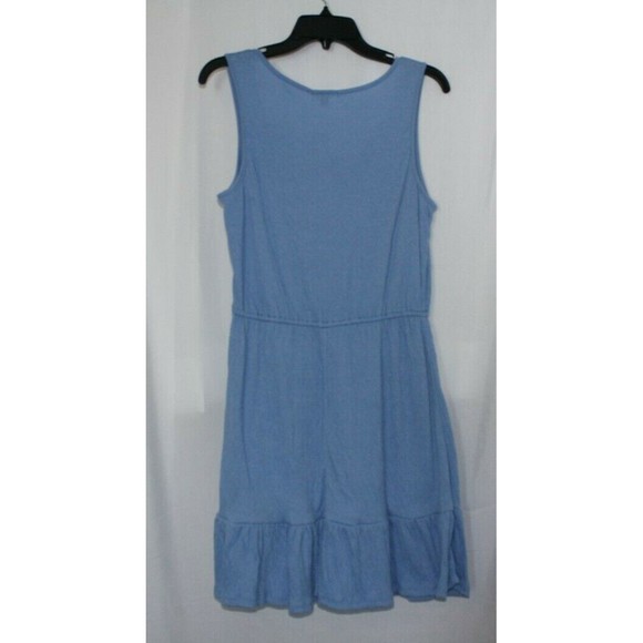 Bebop Women's Juniors Misses Casual Dress Size M Color Chambray Blue - Picture 2 of 2
